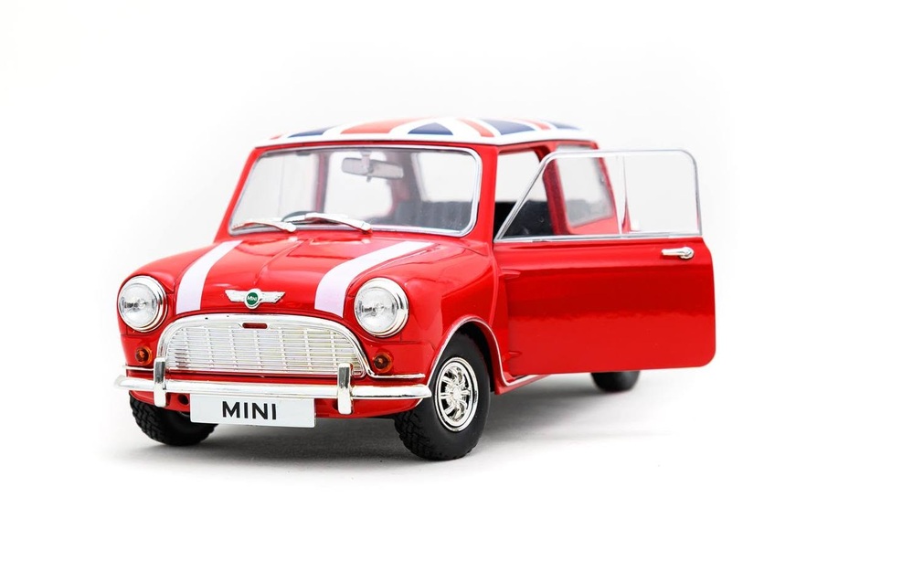 Mini Cooper Union Jack Roof red 1:18 Tiny Toys
