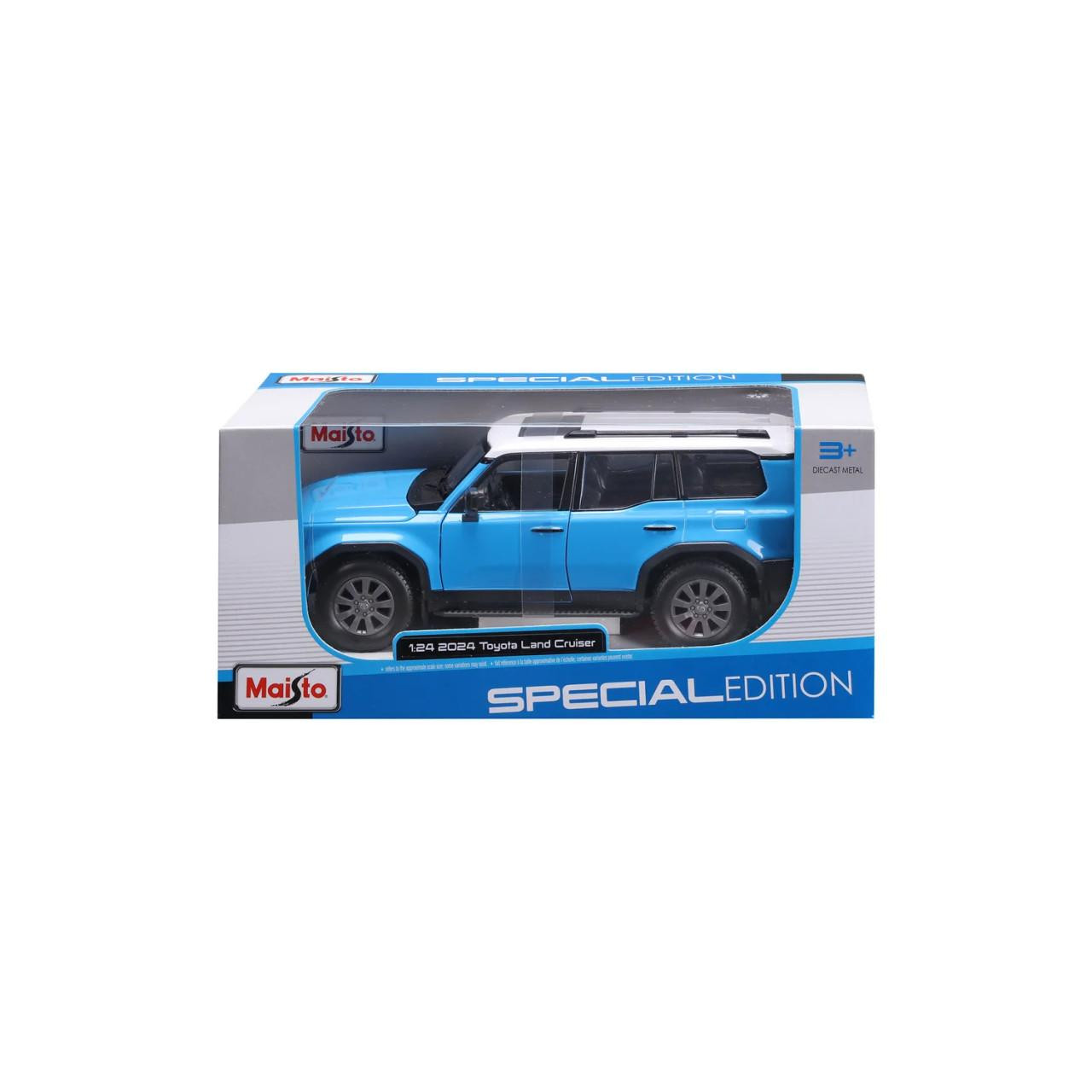 Toyota Land Cruiser 2024 blue 1:24 Maisto
