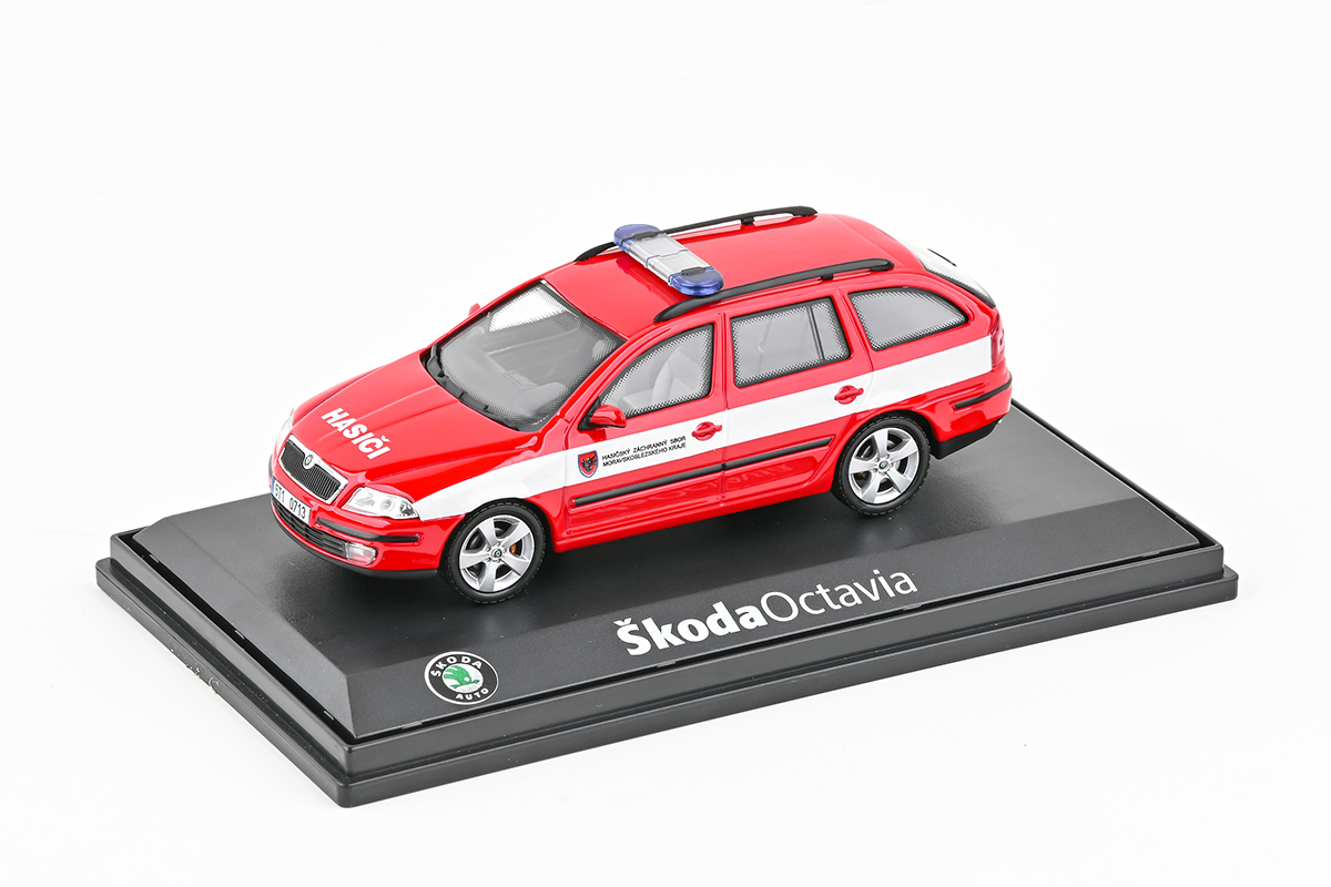 Škoda Octavia II Combi 2004 HZS Moravskoslezského Kraje 1:43 Abrex
