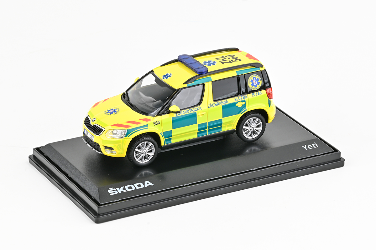 Škoda Yeti FL 2013 ZZS Středočeského Kraje 560 1:43 Abrex