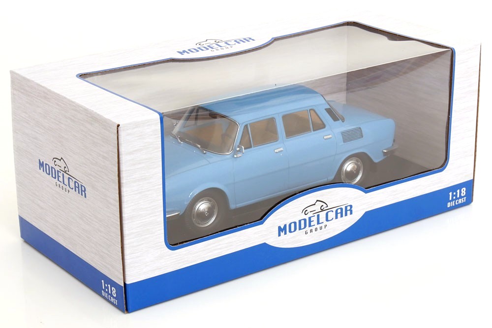 Škoda 100 1969 blue 1:18 MCG Modelcar Group