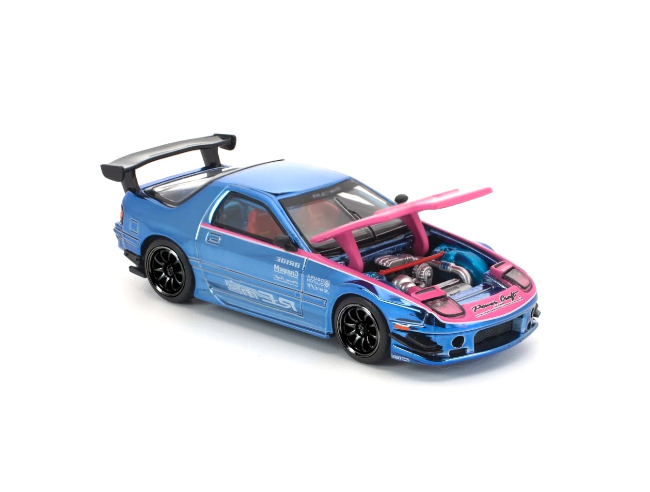 Mazda RX7 (FC3S) Re-Amemiya Street7 chrome 1:64 Pop Race