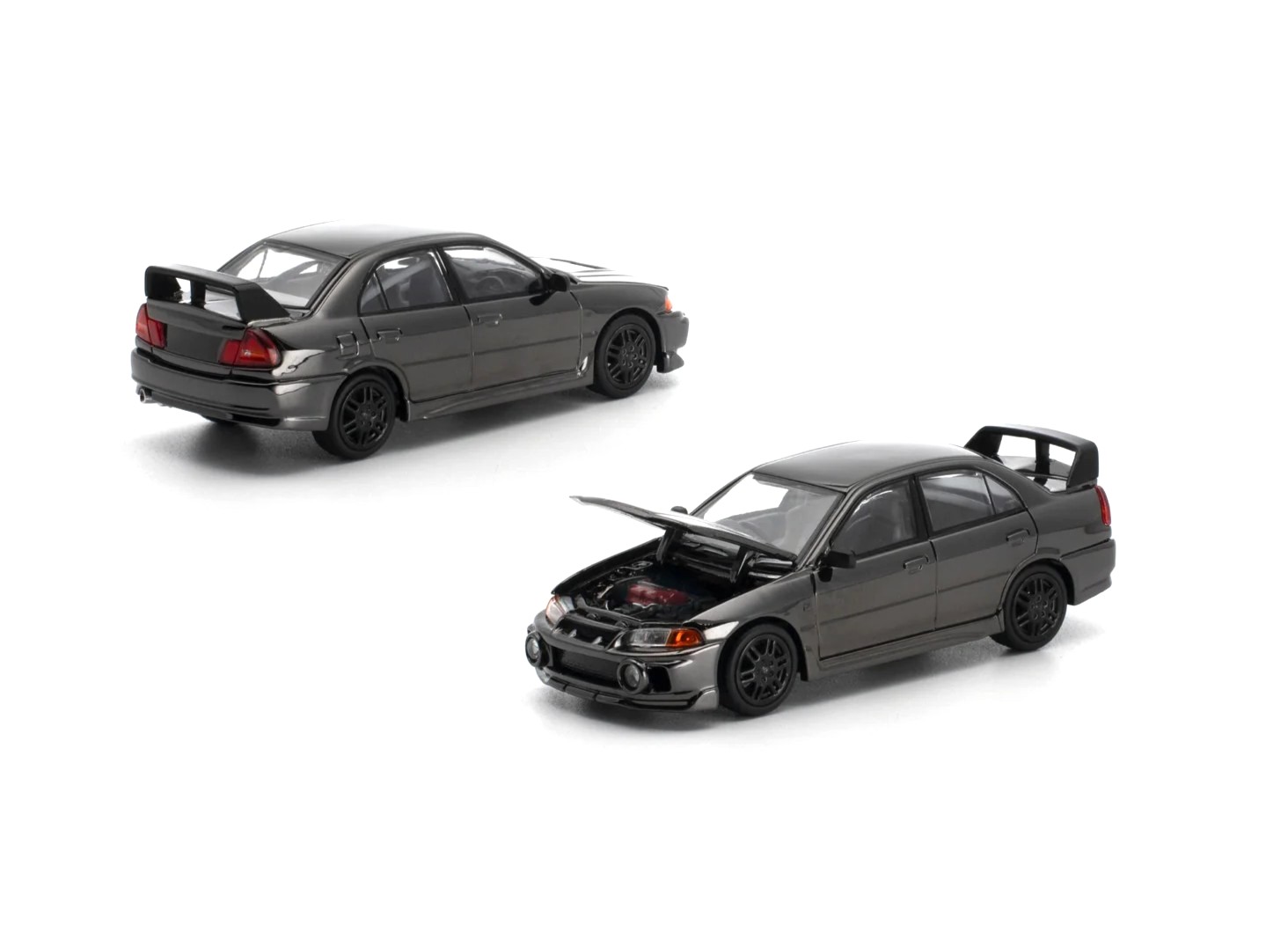 Mitsubishi Lancer Evolution IV *The Dark Chrome Series* dark chrome 1:64 Pop Race