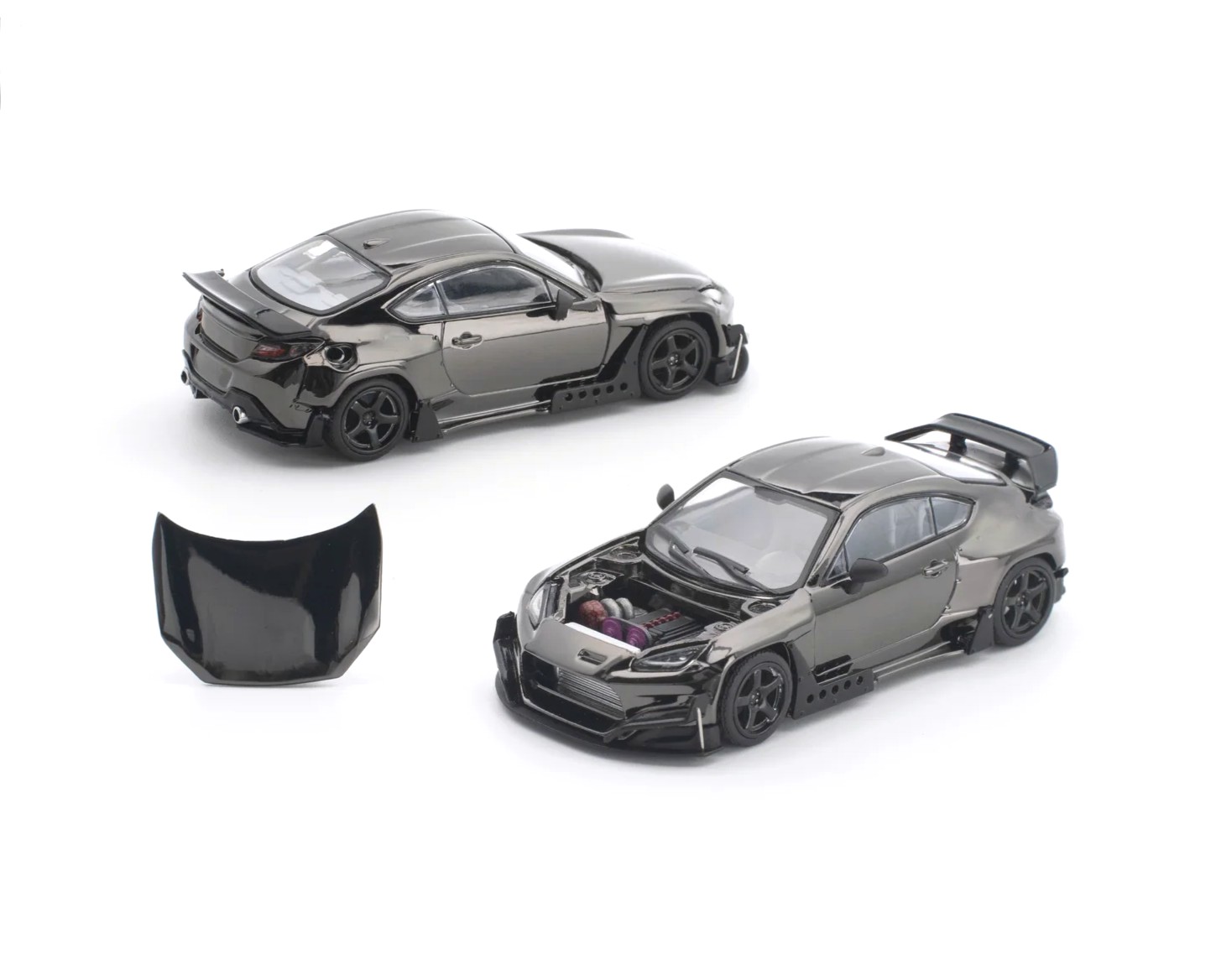 Toyota Pandem GR86 *The Dark Chrome Series* dark chrome 1:64 Pop Race
