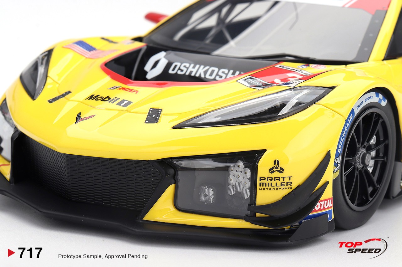Chevrolet Corvette Z06 GT3.R Corvette Racing by Pratt Miller Motorsports #3 Garcia/ Sims/ Kirchhöfer 24H Daytona 2026 1:18 TopSpeed Models