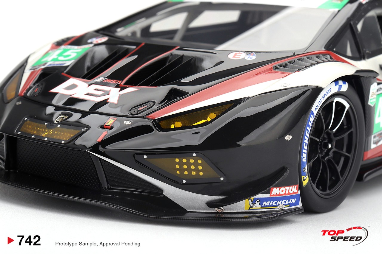 Lamborghini Huracan GT3 EVO2 Dex Wayne Taylor Racing #45 Formal/ Hindman/ Doyle/ Ericsson 24H Daytona 2026 1:18 TopSpeed Models