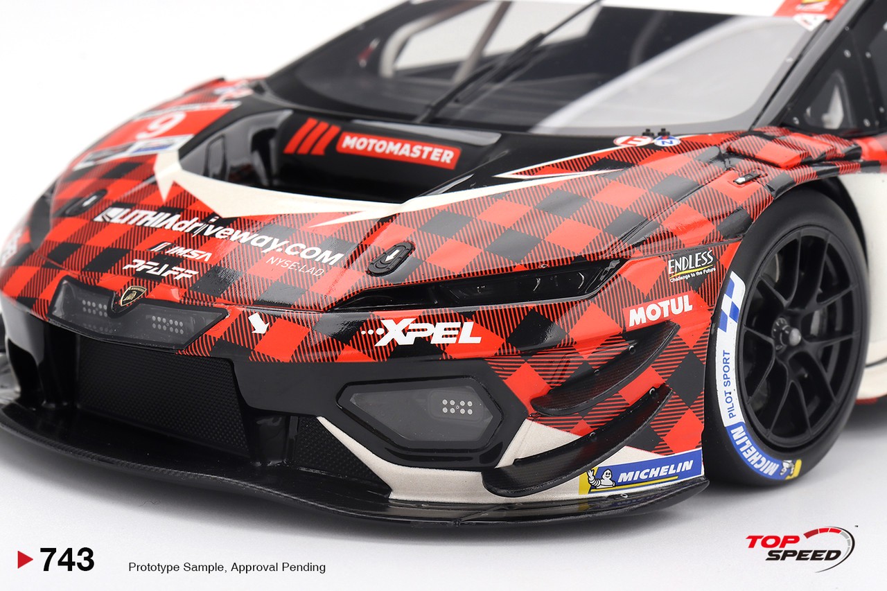 Lamborghini Temerario GT3 PFAFF Motorsports #9 Caldarelli/ Mitchell/ Perera 12H Sebring 2026 1:18 TopSpeed Models