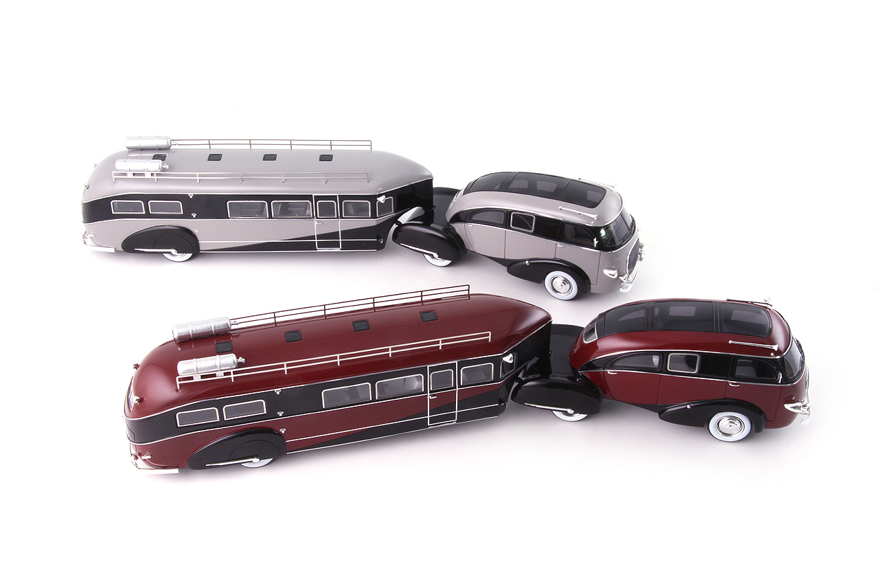 Zephir Land Yacht 1936 red/black 1:43 AutoCult
