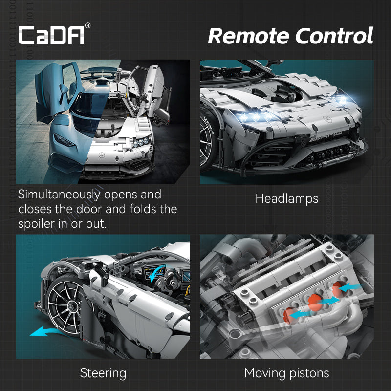 Mercedes-AMG ONE silver 1:8 CaDA