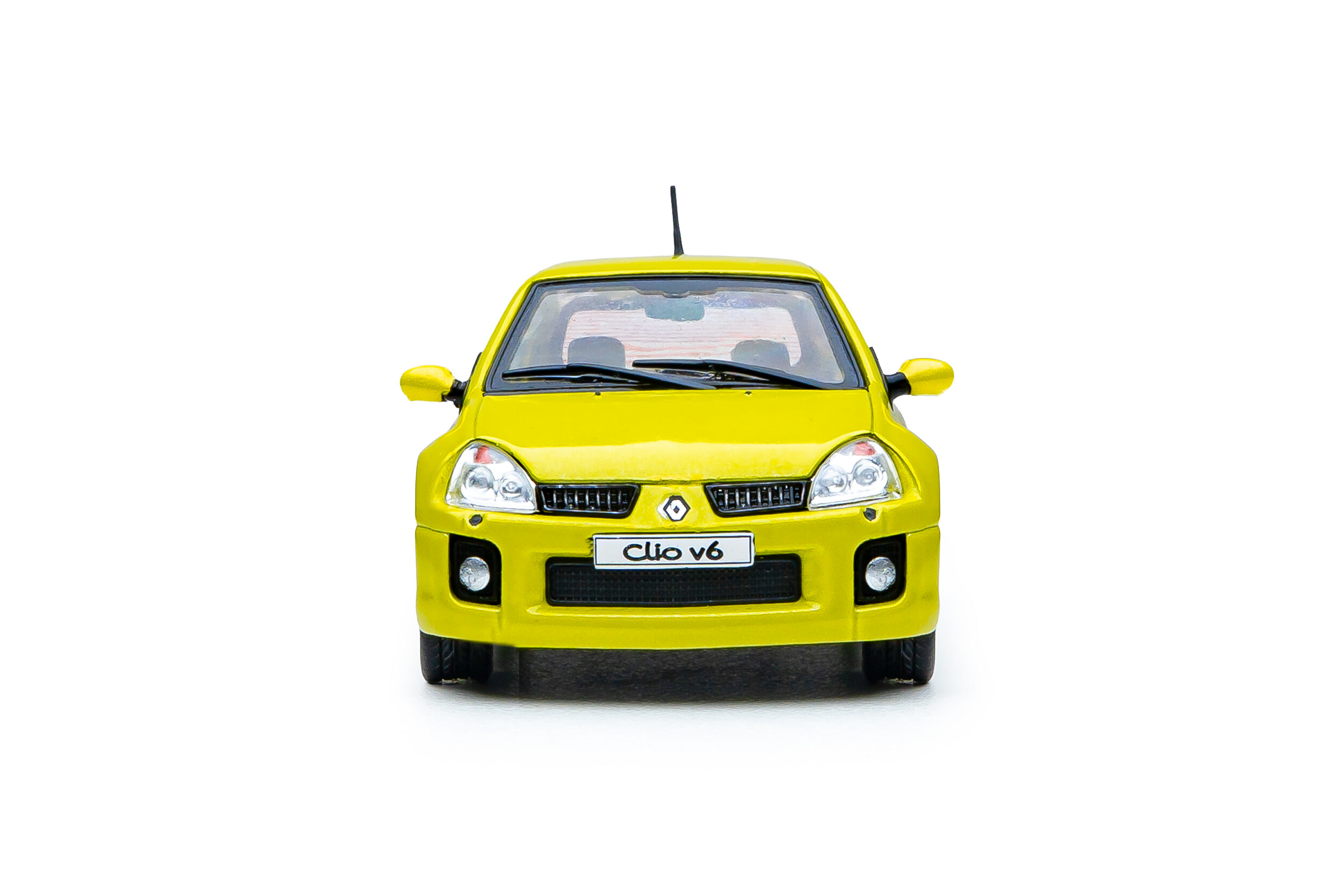 Renault Clio V6 PH.2 2004 acid yellow  1:43 Solido