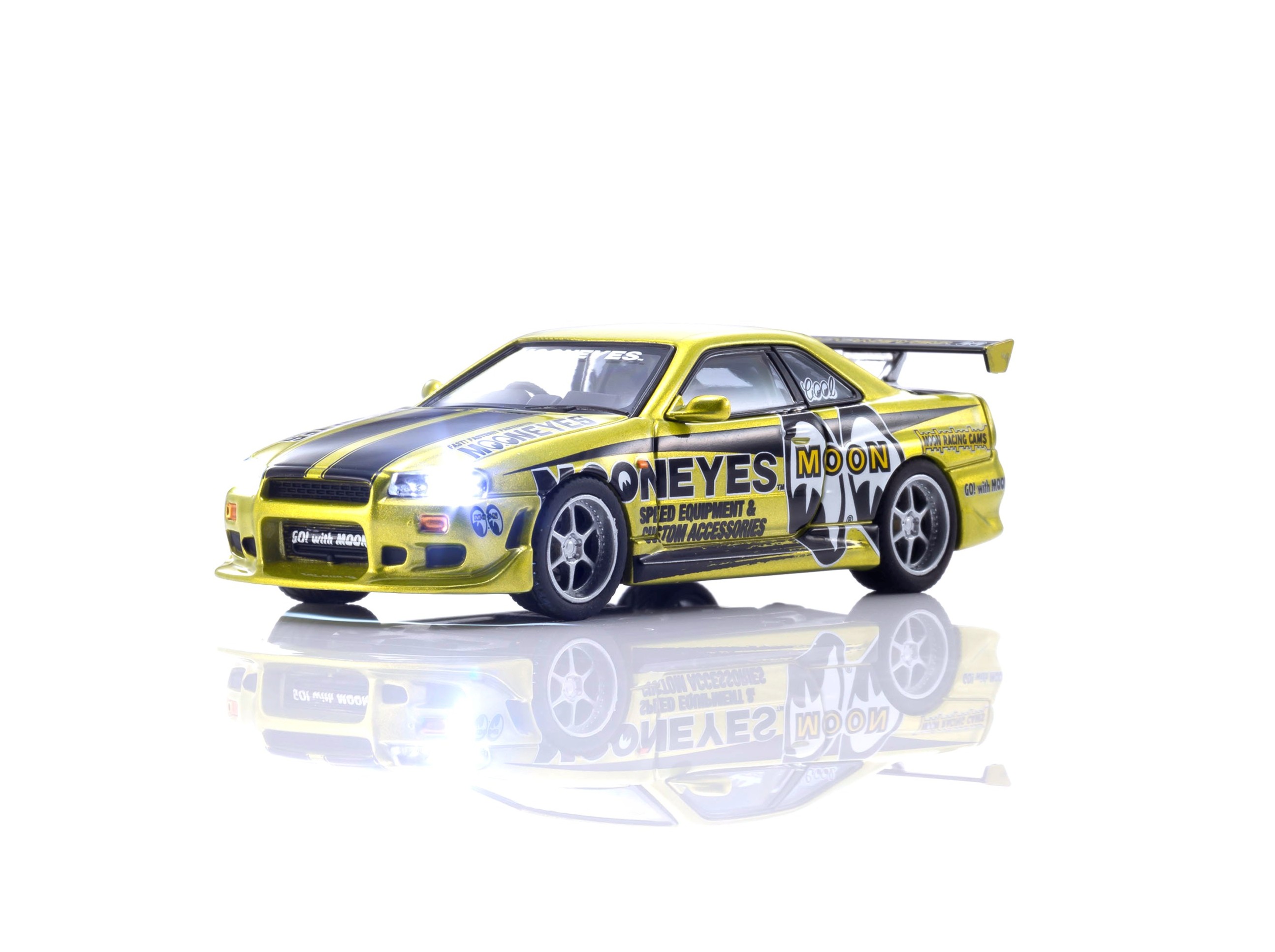Nissan Skyline GT-R (R34) *Mooneyes 1* 2026 With Led 1:64 Kyosho