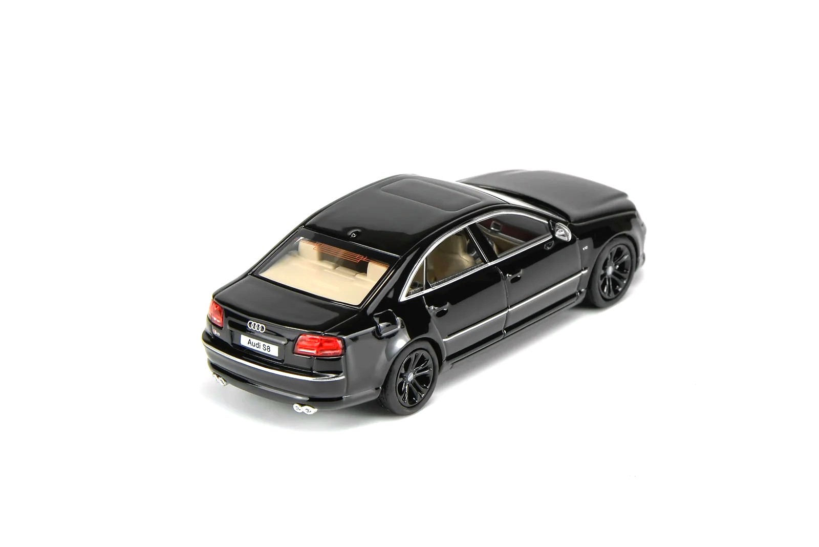 Audi A8 S8 2008 black 1:64 Motorhelix 