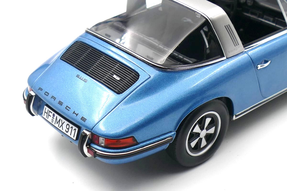 Porsche 911 S 2.4 Targa 1973 blue metallic 1:18 Norev