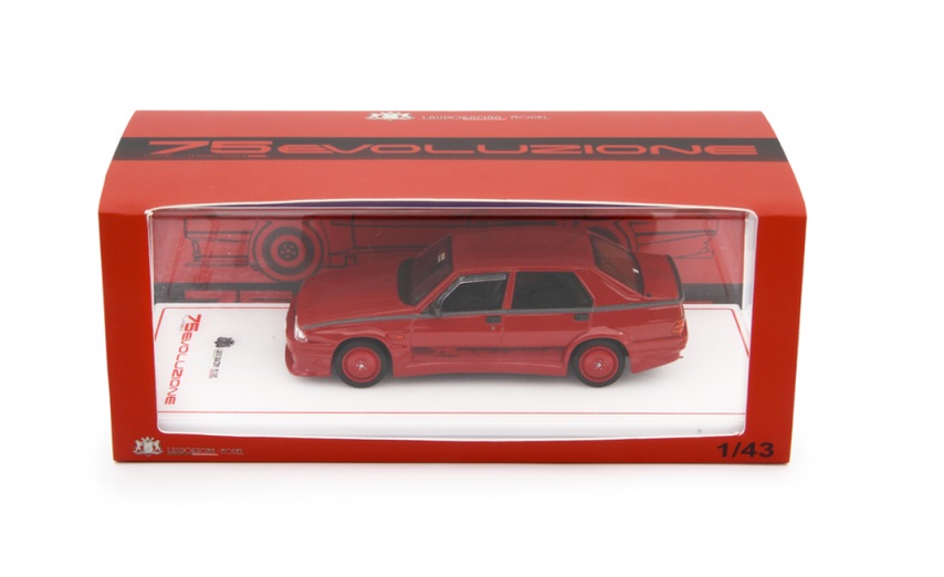 Alfa Romeo 75 Evoluzione 1987 red 1:43 Laudoracing Models