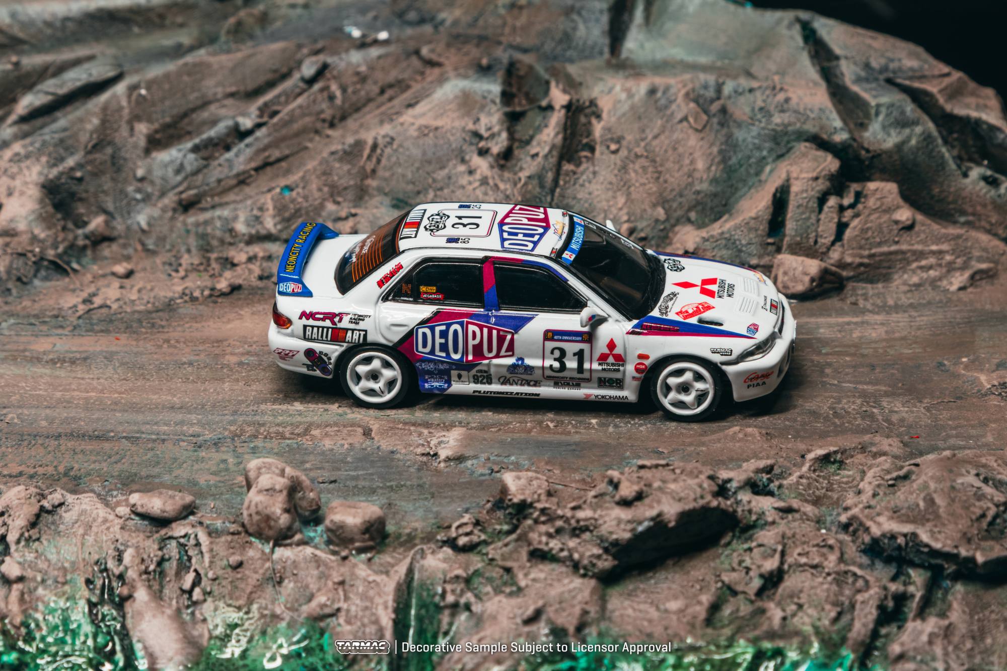 Mitsubishi Lancer Evolution Hong Kong Beijing Rally 2025 1:64 Tarmac