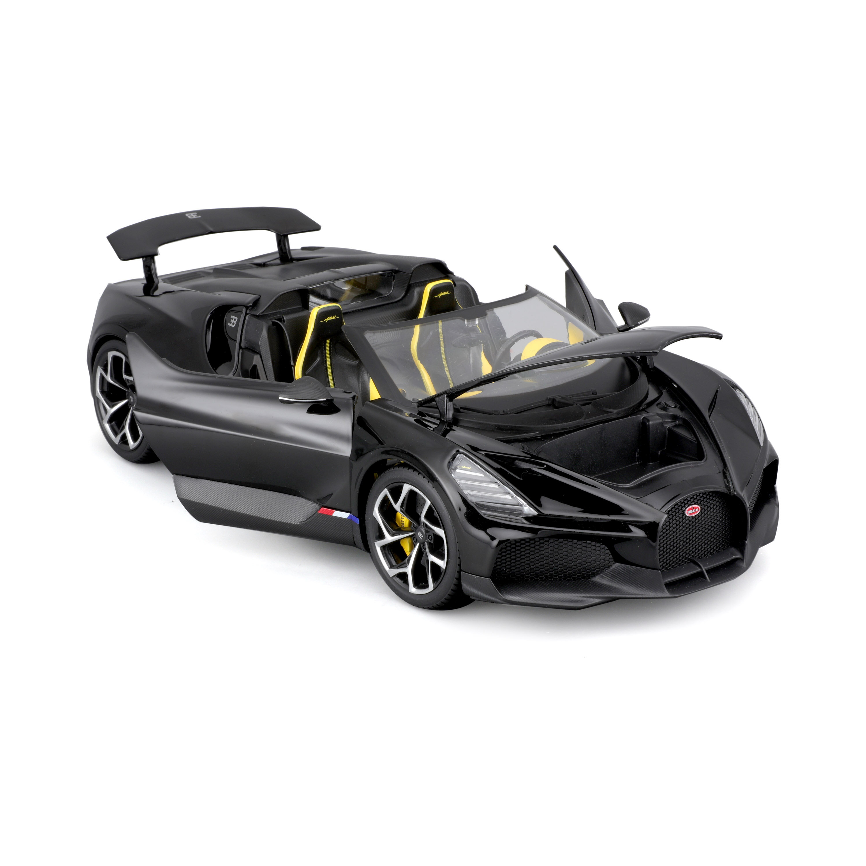 Bugatti W16 Mistral Cabriolet black 1:18 Bburago