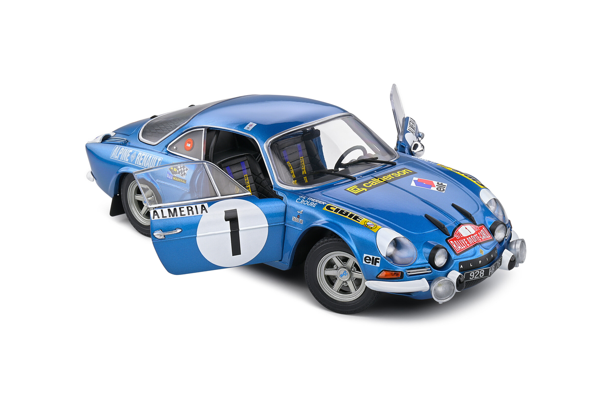 Alpine A110 1600S #1 Therier/Roure Rally Monte Carlo 1972 1:18 Solido