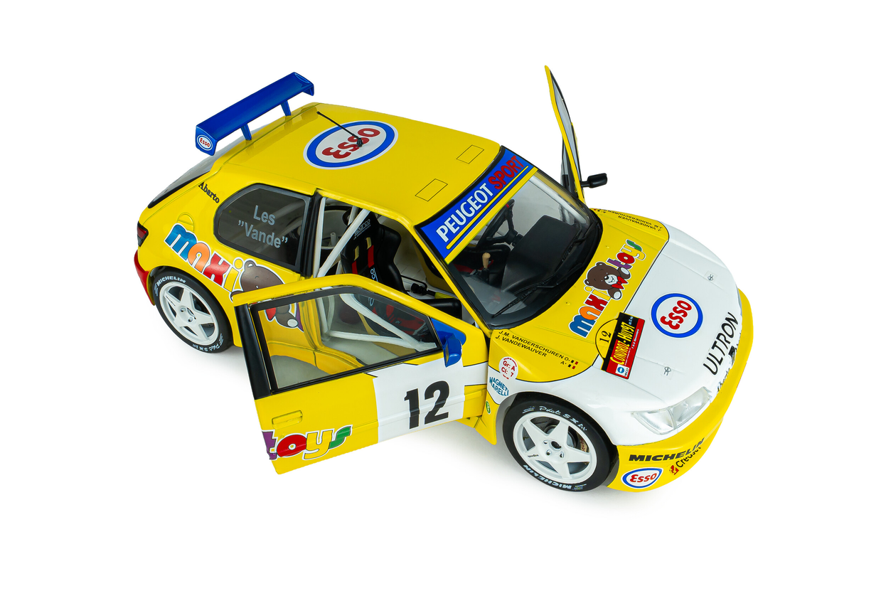 Peugeot 306 #12 J.P.Vandewauver/J.M.Vanderschuren Rally Du Condroz 1997 1:18 Solido