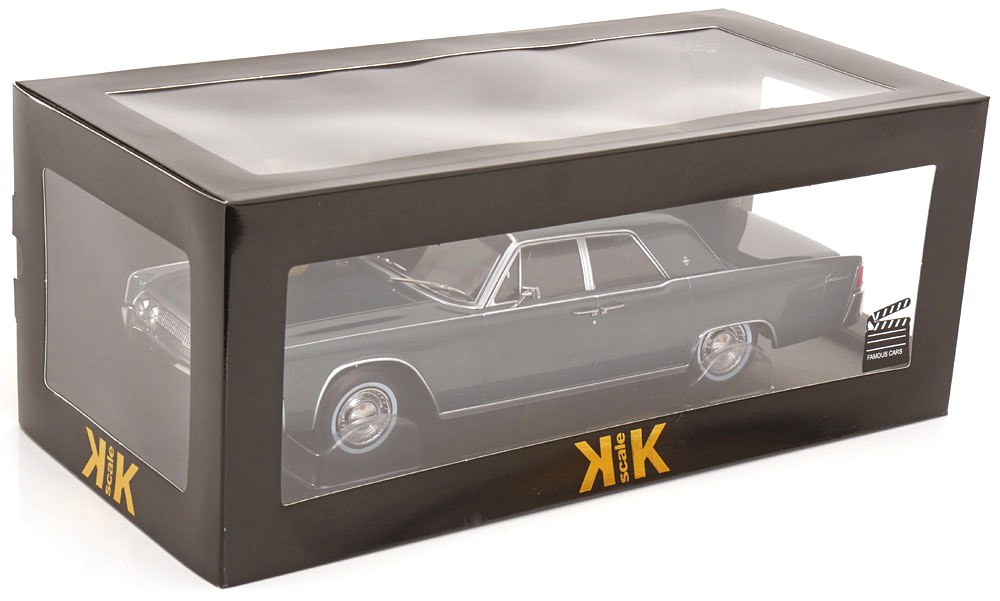 Lincoln Continental Sedan *Marnie* 1963 dark grey metallic 1:18 KK Scale
