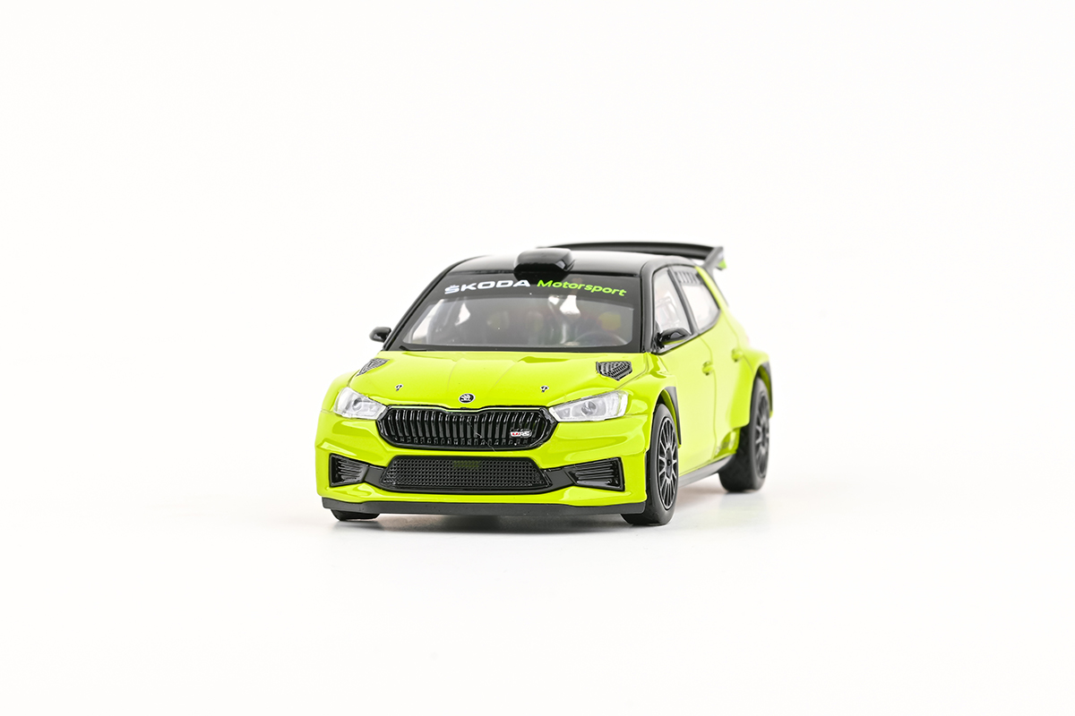 Škoda Fabia IV RS Rally2 2022 zelená mamba 1:43 Abrex