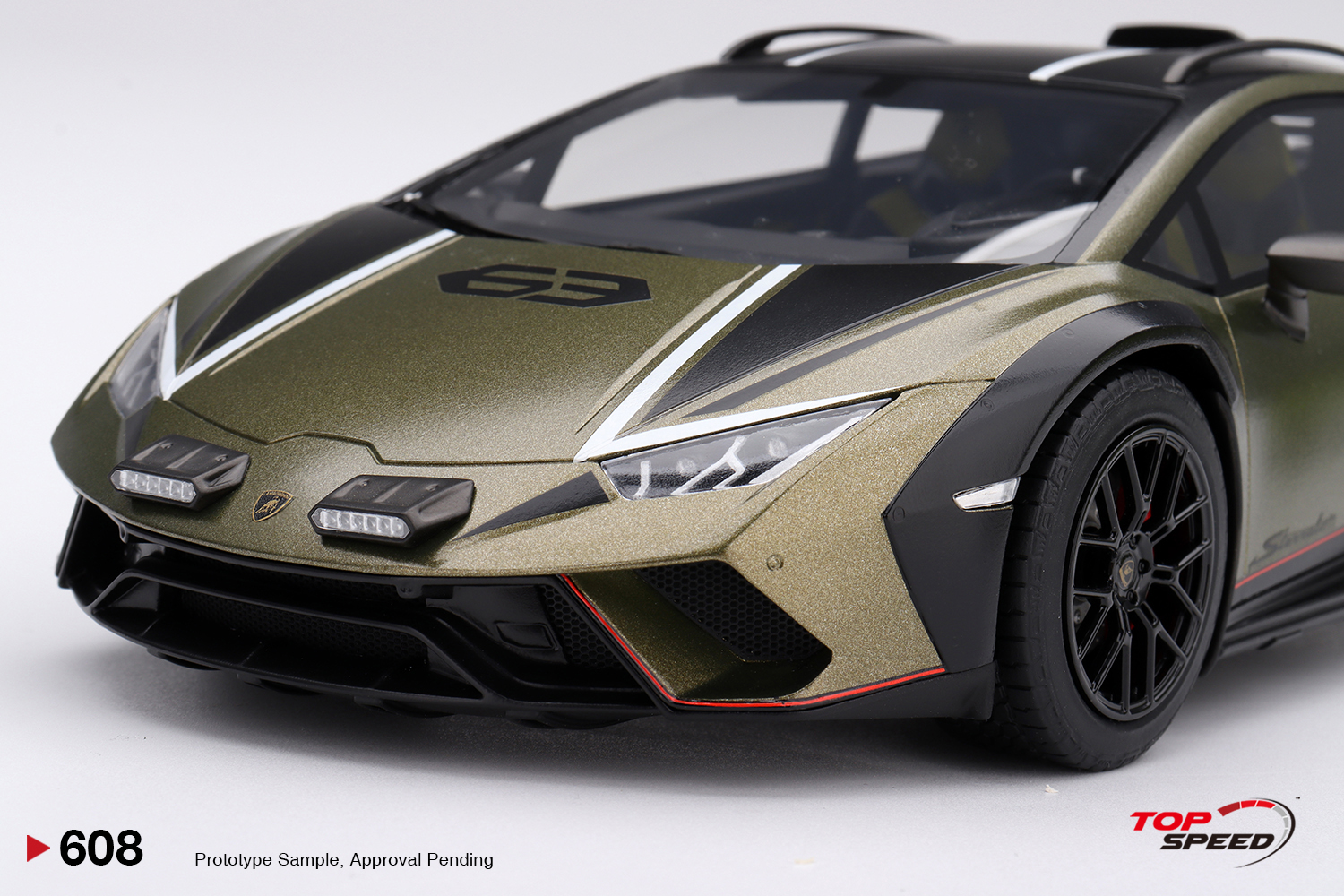 Lamborghini Huracan Sterrato 2024 verde gea matt 1:18 TopSpeed Models