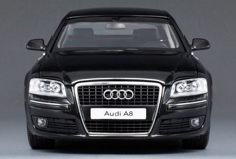 Audi A8 D3 4.2L TDi 2008 black 1:18 Sun Star