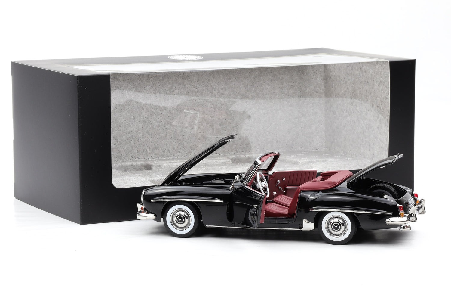 Mercedes-Benz 190 SL W121 black 1:18 Norev