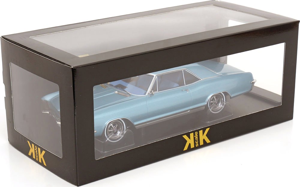 Buick Riviera 1965 light blue metallic 1:18 KK Scale