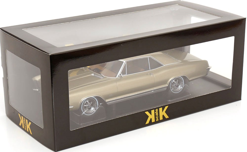 Buick Riviera 1965 gold metallic 1:18 KK Scale