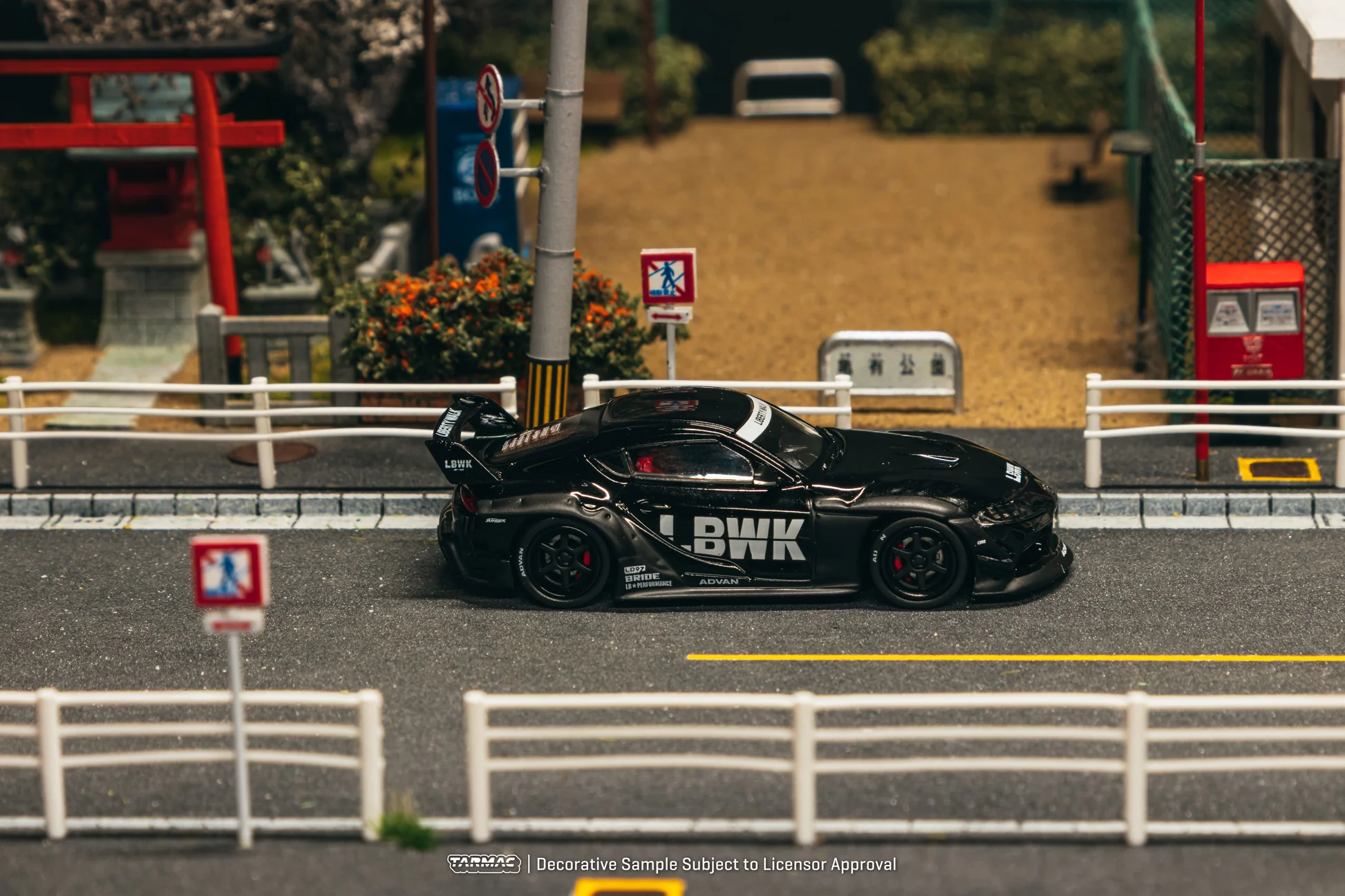 Toyota Supra (A90) LB-Works 2025 black 1:64 Tarmac