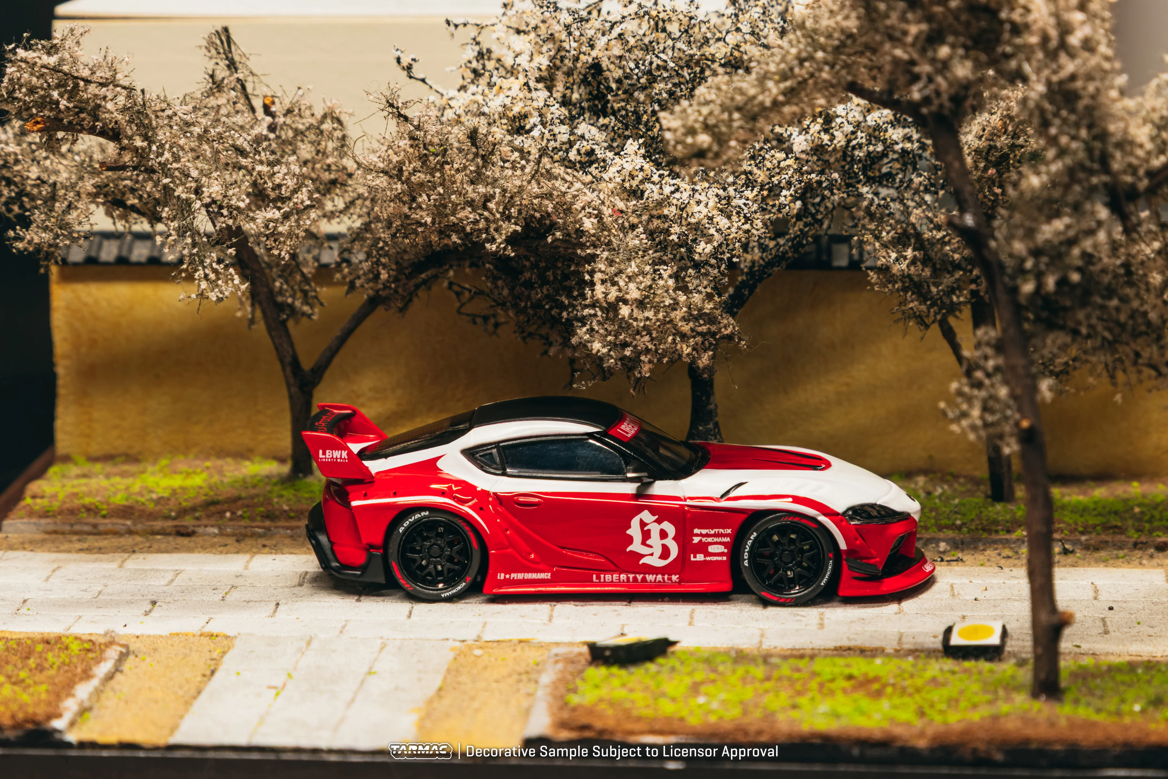 Toyota Supra (A90) LB-Works 2025 red 1:64 Tarmac