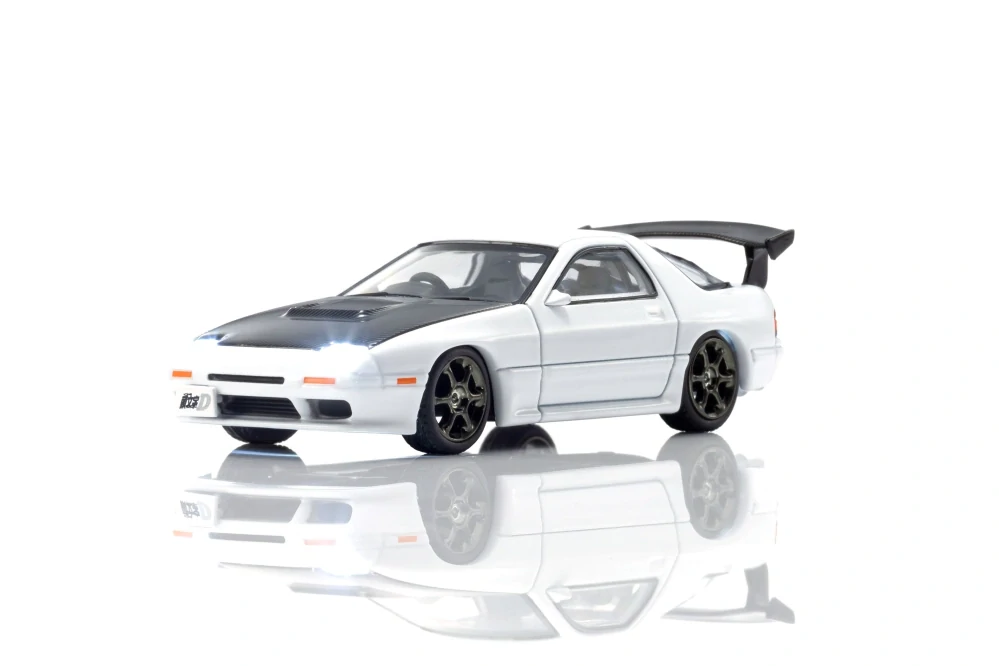Mazda Savanna RX-7 (FD) *Initial D* 1995 With Led white/black 1:64 Kyosho