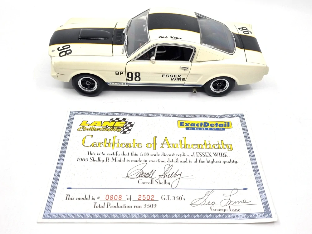 Shelby GT350-R Essex Wire #98 Rick Kopec 1:18 Exact Detail