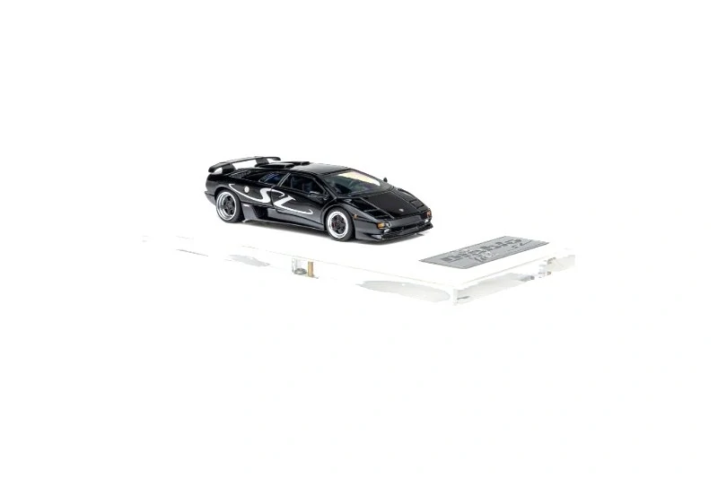 Lamborghini Custom Diablo SV metallic black 1:64 Microturbo