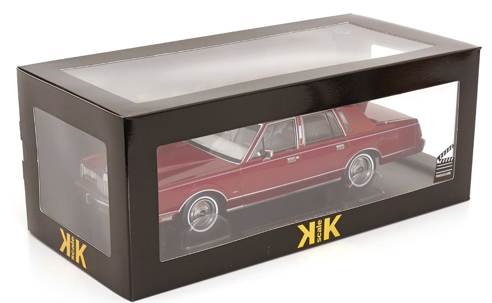 Lincoln Town Car *Point Break* 1985 red metallic 1:18 KK Scale