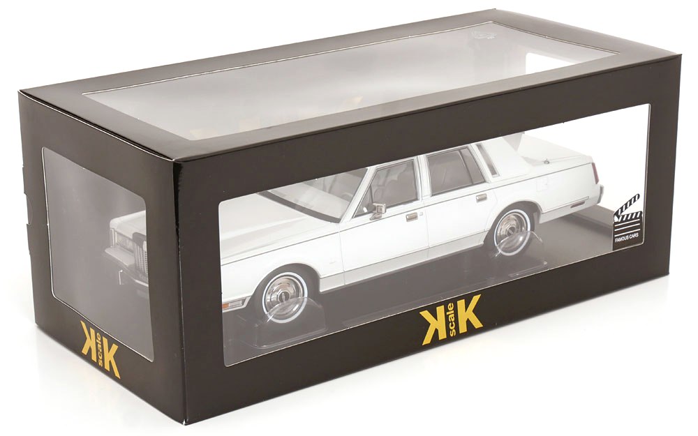 Lincoln Town Car *Miami Vice* 1985 white 1:18 KK Scale