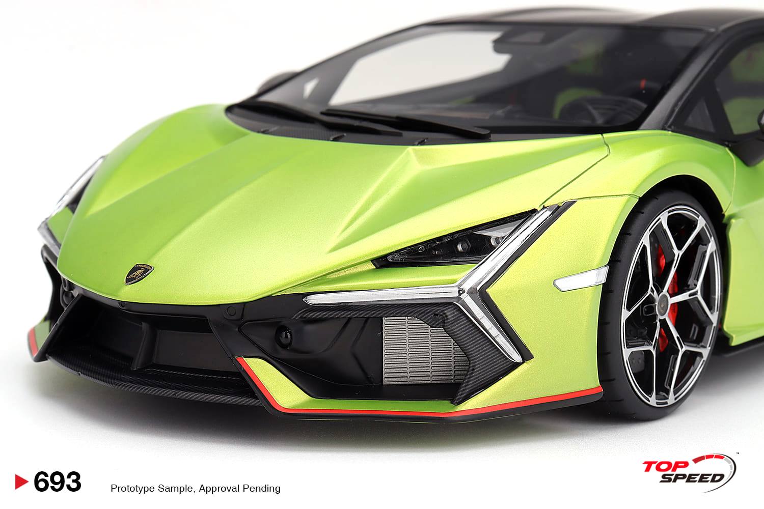 Lamborghini Revuelto 2026 verde citrea matt 1:18 TopSpeed Models