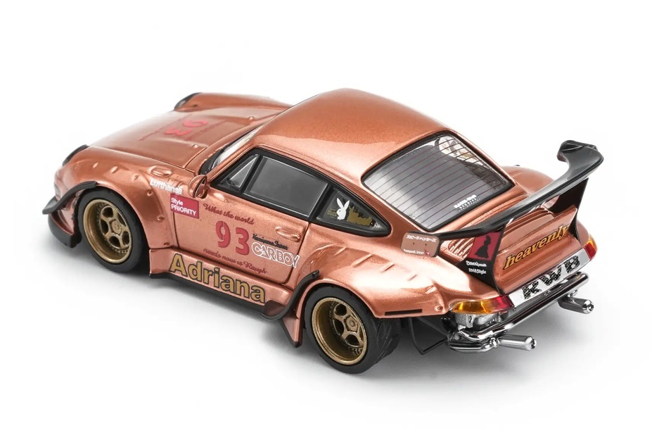 Porsche 911 993 RWB Rauh Welt #93 Adriana Coupe 1993 Blister Packaging 1:64 Motorhelix