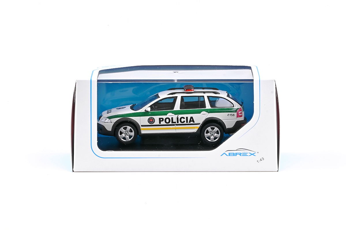 Škoda Octavia II Combi Scout 2007 Policie Slovensko 1:43 Abrex