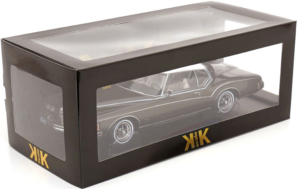 Buick Riviera 1973 grey metallic/white 1:18 KK Scale