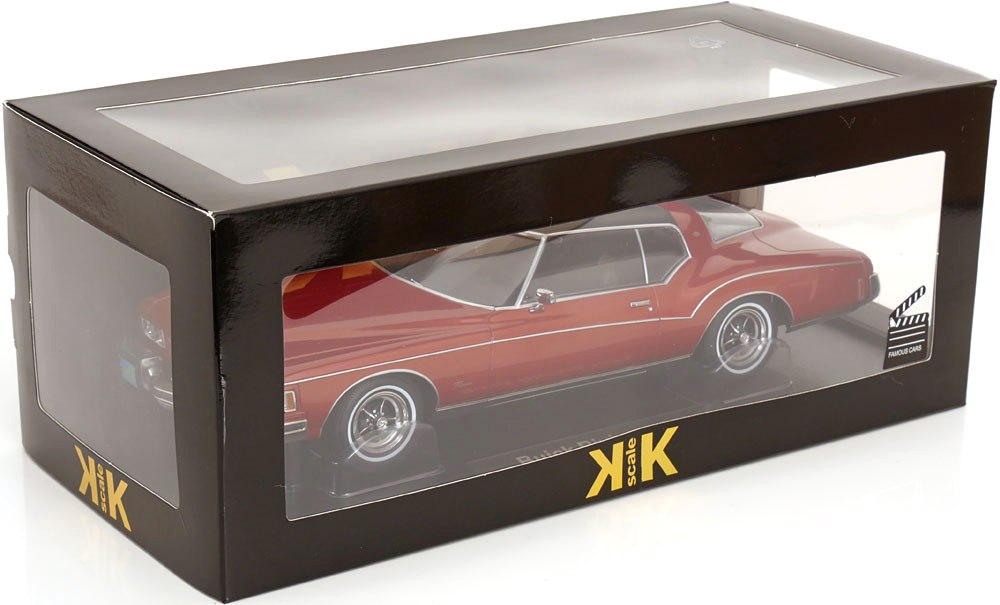 Buick Riviera *The Rockford Files TV Series* 1973 red metallic/black 1:18 KK Scale