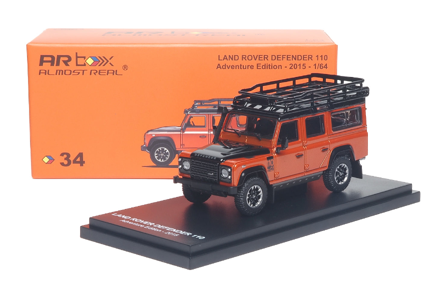 Land Rover Defender 110 2015 Adventure Edition orange 1:64 Almost Real