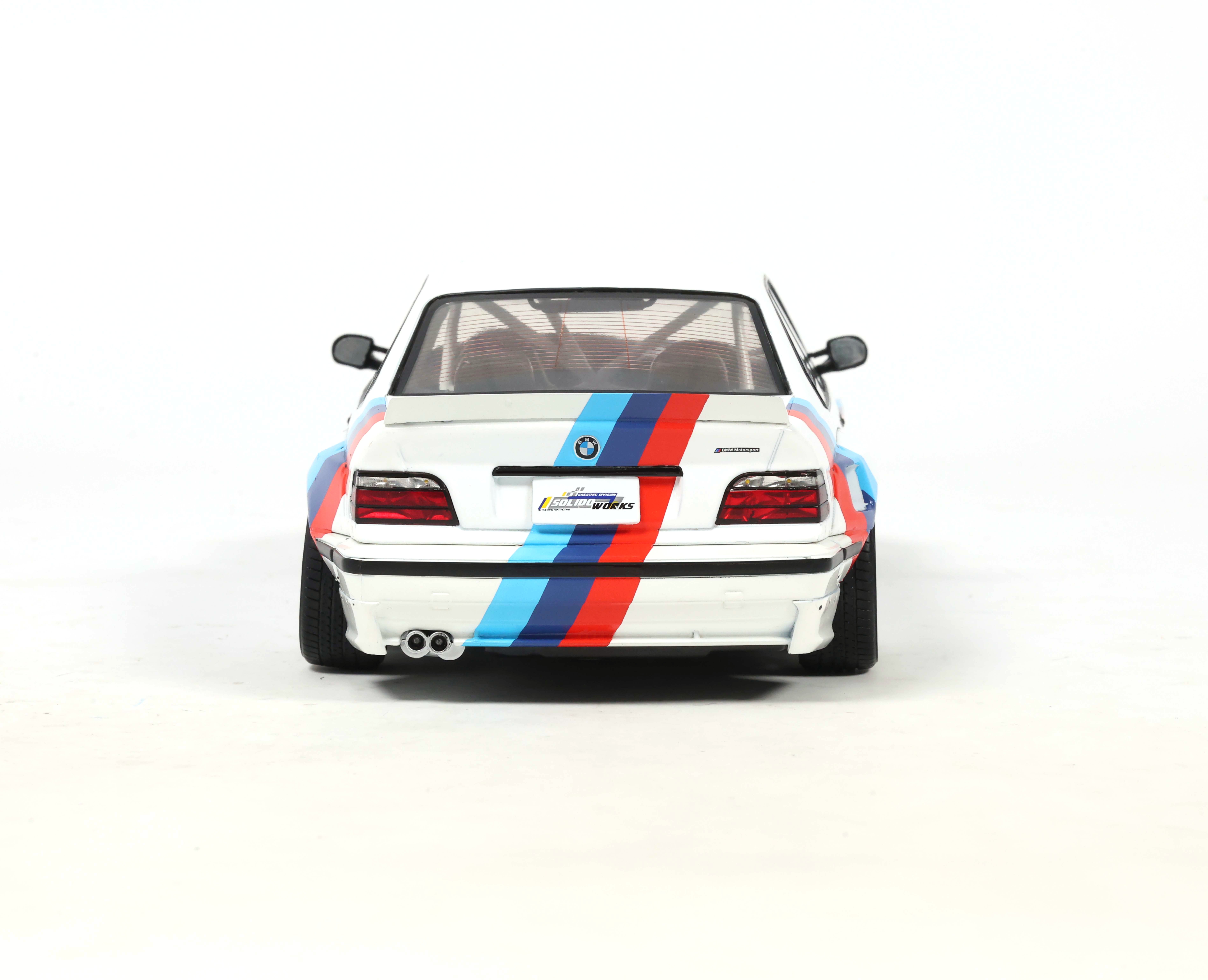 BMW M3 Coupe Pandem M Livery 1990 white 1:18 Solido