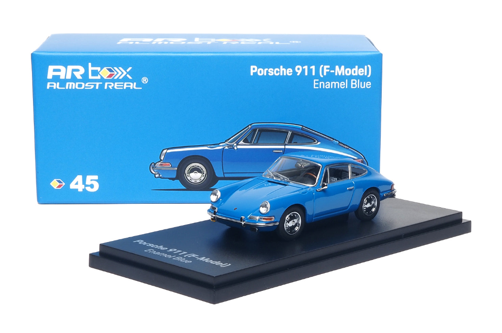 Porsche 911 (F-Model) enamel blue 1:64 Almost Real