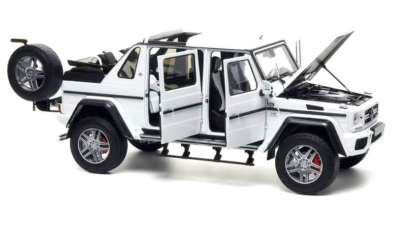 Mercedes-Maybach G650 Landaulet W463 2017 mystic white metallic 1:18 Almost Real