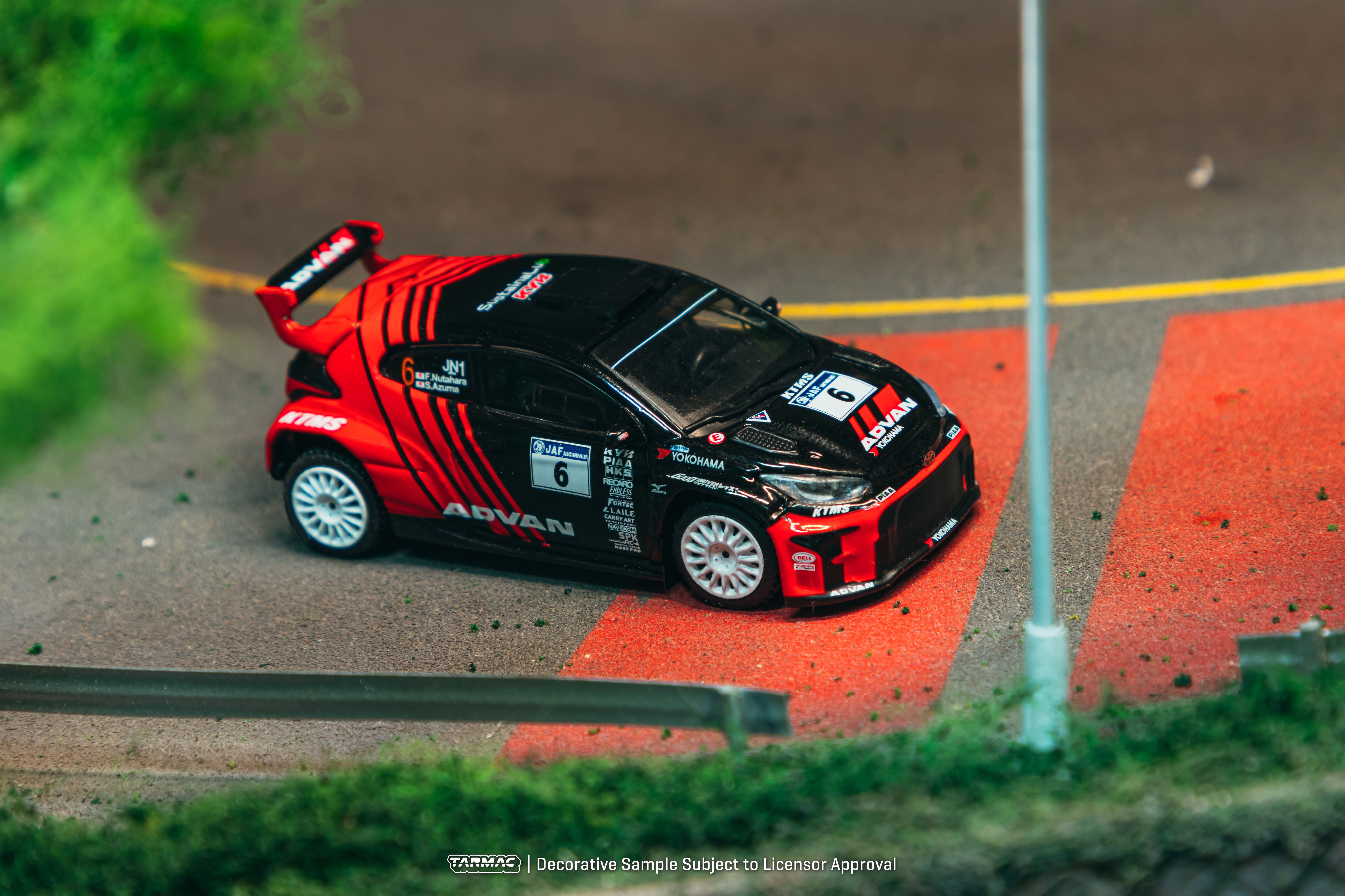 Toyota GR Yaris Rally2 Nutahara Rally Team #6 F.Nutahara/S.Azuma Japanese Rally Championship 2024 1:64 Tarmac