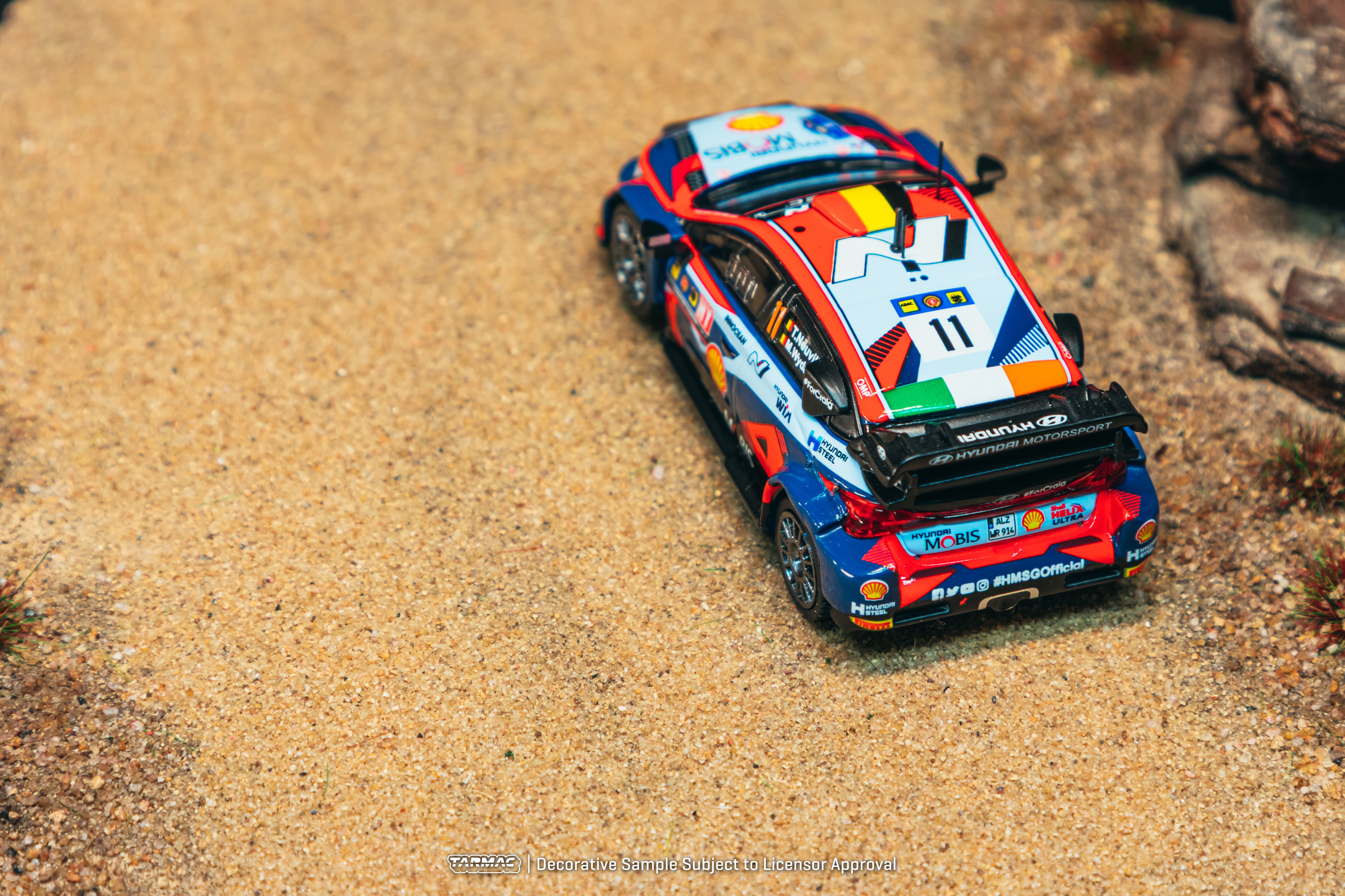 Hyundai i20 N Rally1 Hybrid Hyundai Shell Mobis WRT #11 T.Neuville/M.Wydaeghe Winner WRC Central European Rally 2023 1:64 Tarmac