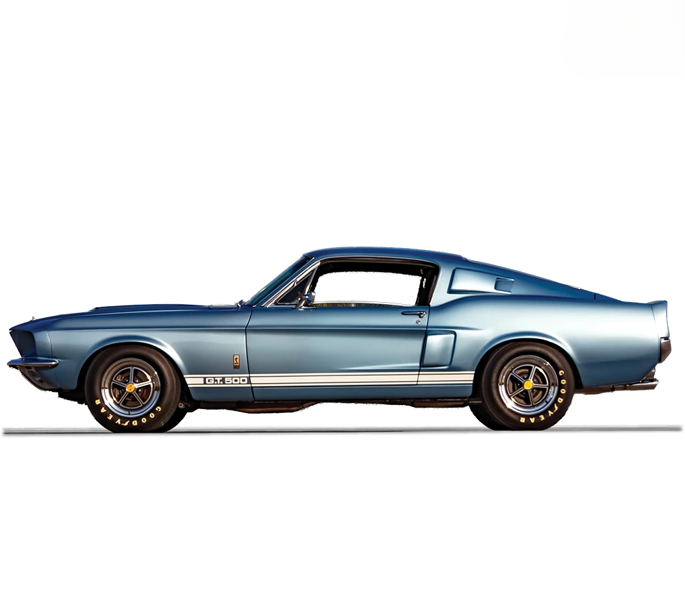Ford Mustang Shelby GT500 1967 brittany blue 1:43 Ixo America