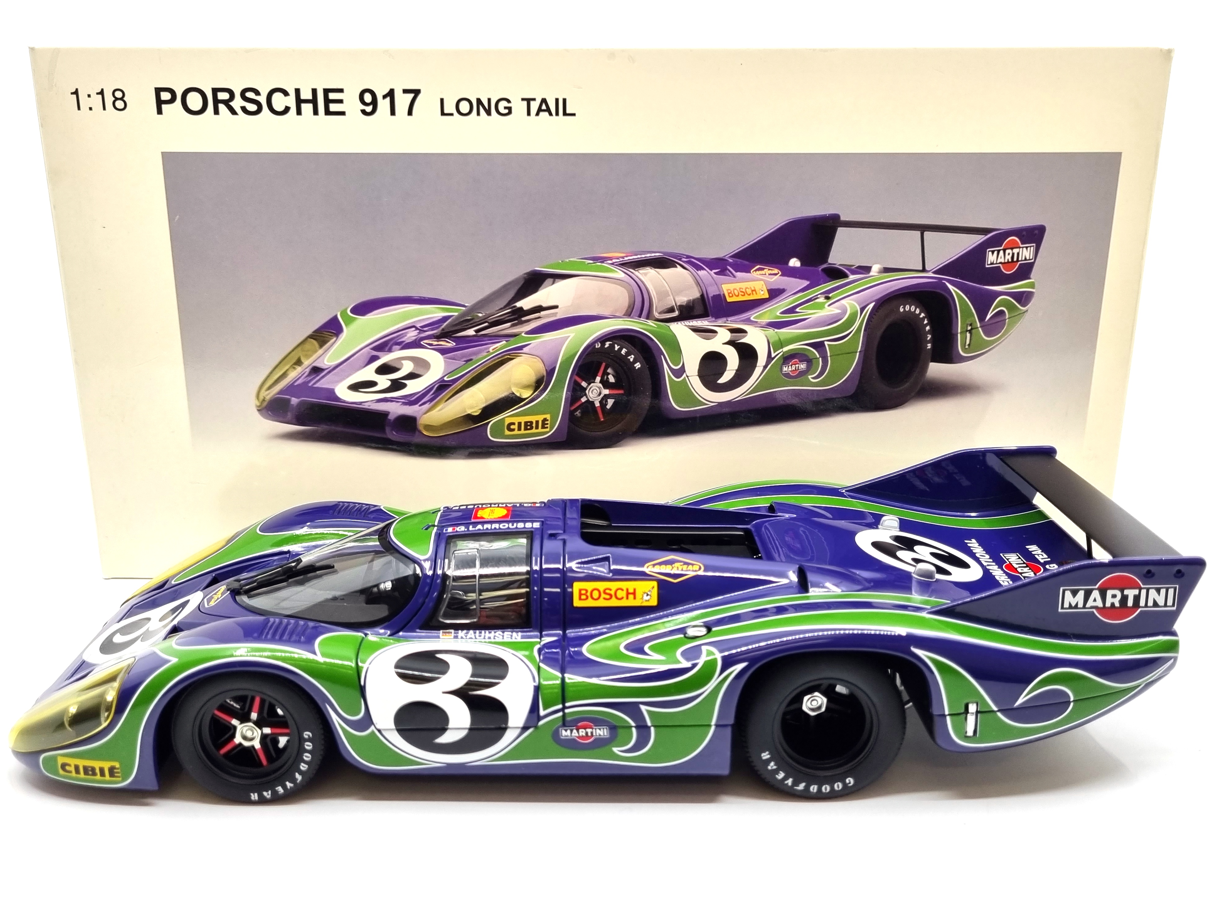 Porsche 917 Long Tail #3 24h Le Mans 1970 1:18 AUTOart