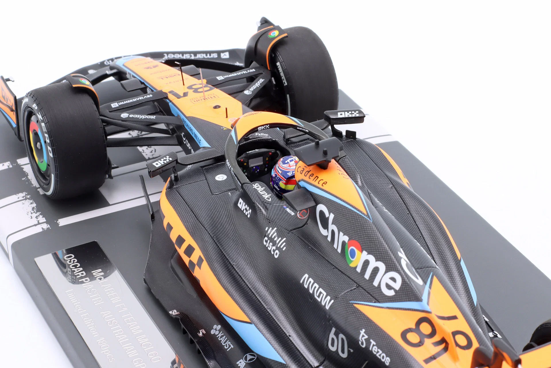 McLaren F1 Team MCL60 #81 O.Piastri Australian GP 2023 1:18 Minichamps